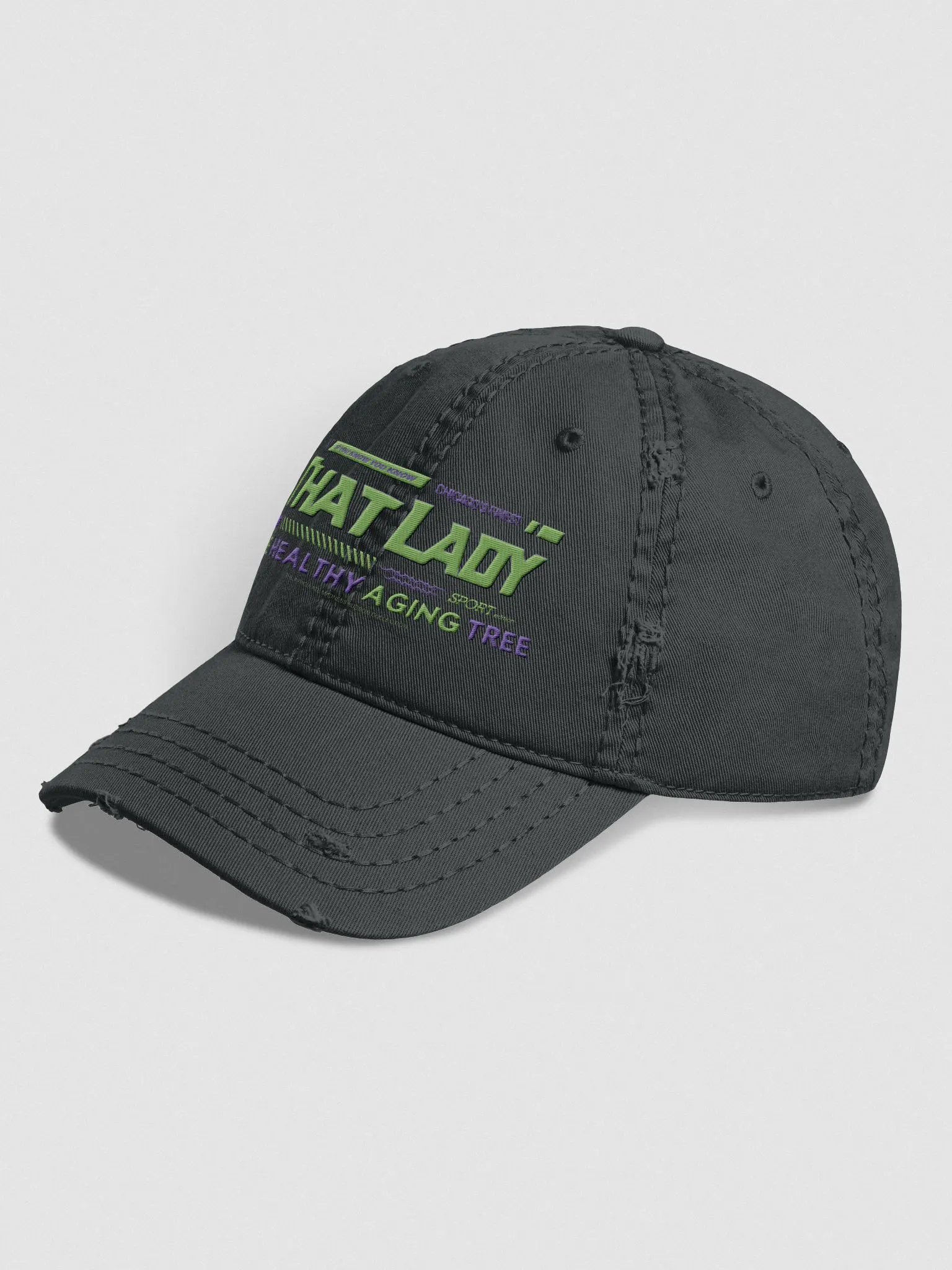 That Lady Chicago Distressed Cap (Neon Edition) product image (5)