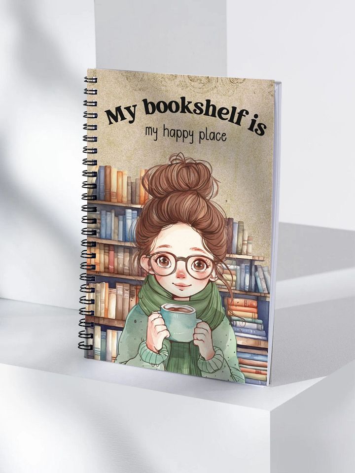My bookshelf is my happy place reading journal product image (1)