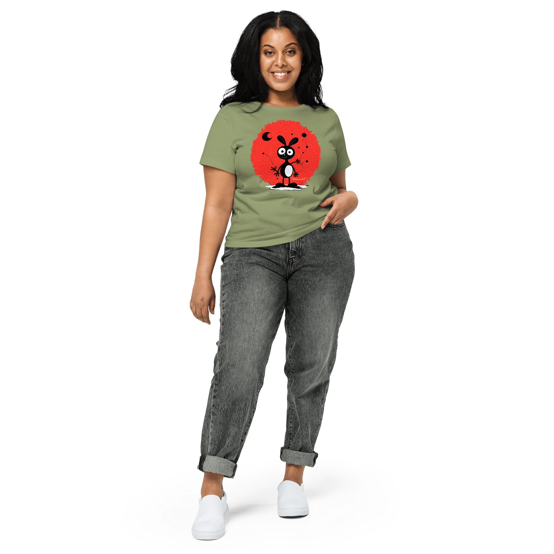 Cotton Heritage Women's High-Waisted Tee product image (1)