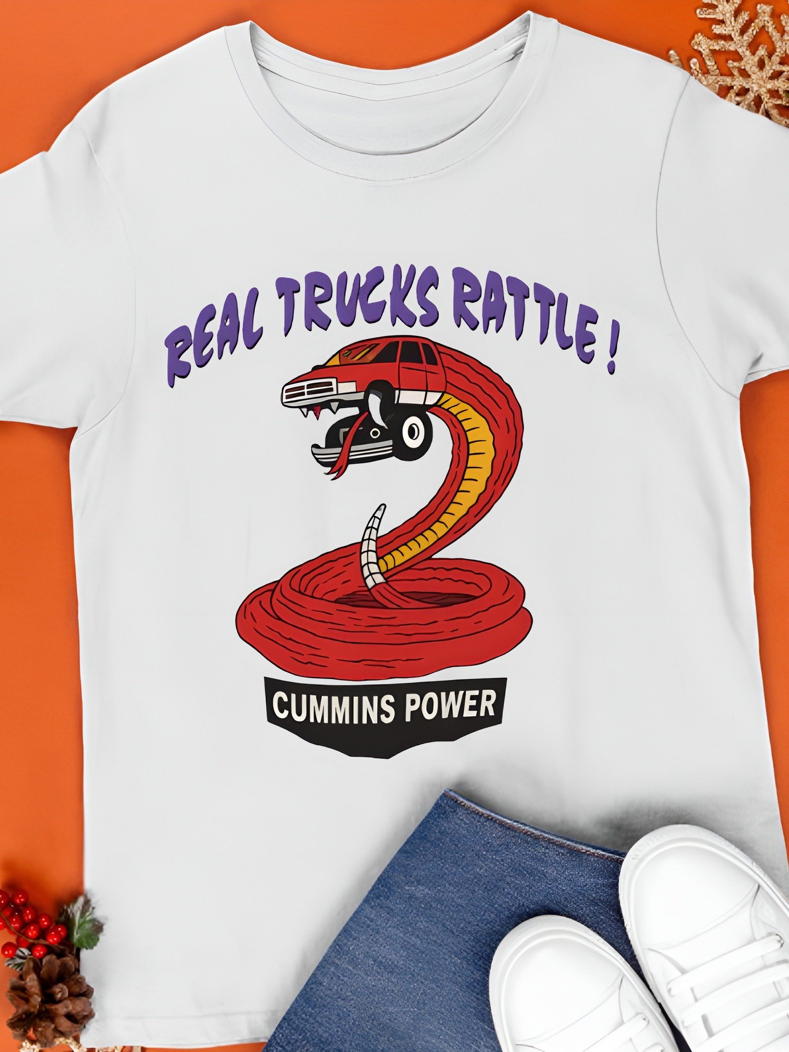 Real Trucks Rattle Cummins Power Shirt product image (1)