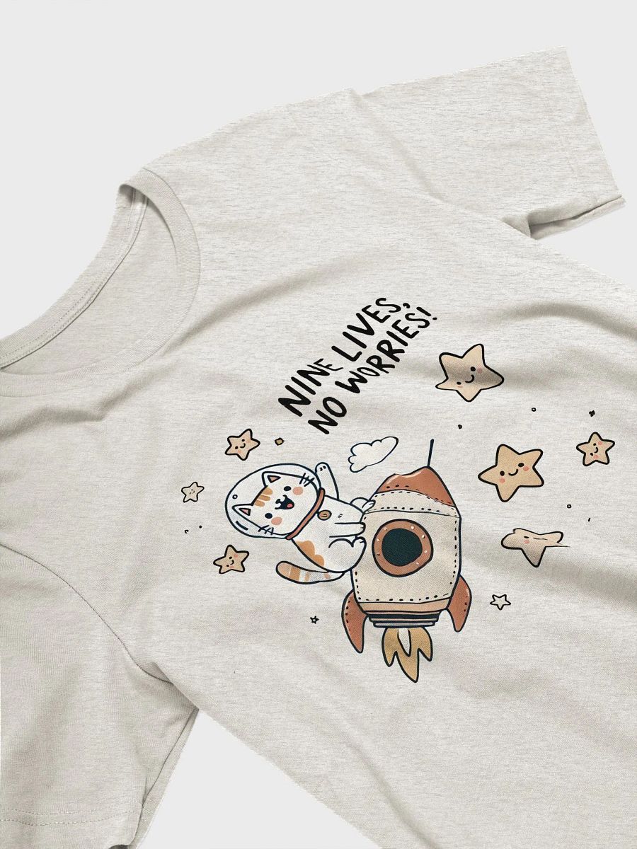 Nine lives, no worries t-shirt product image (3)