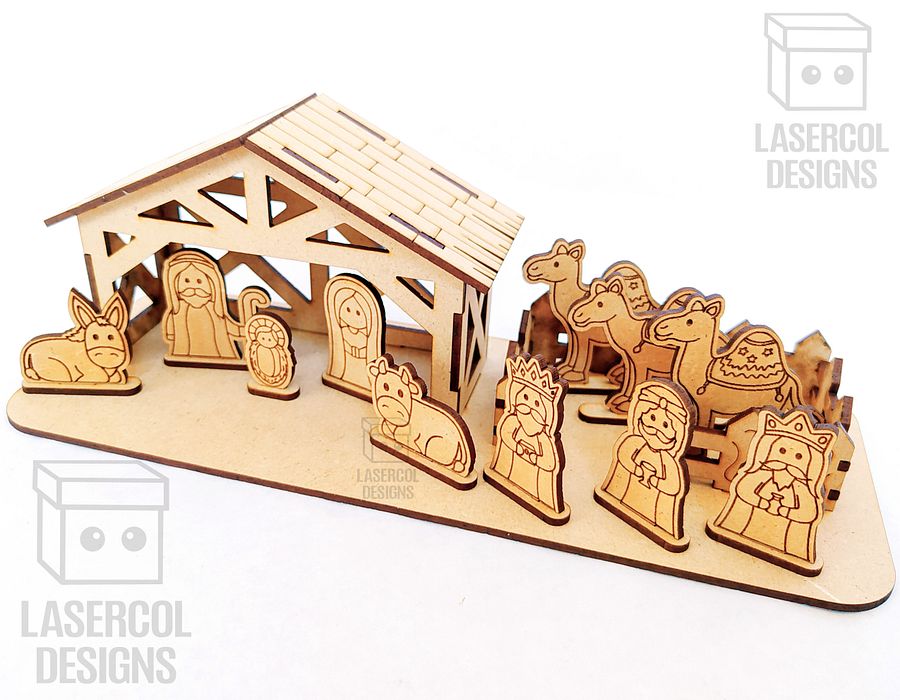 Nativity Scene - Christmas Gift - Laser Cut Files product image (3)