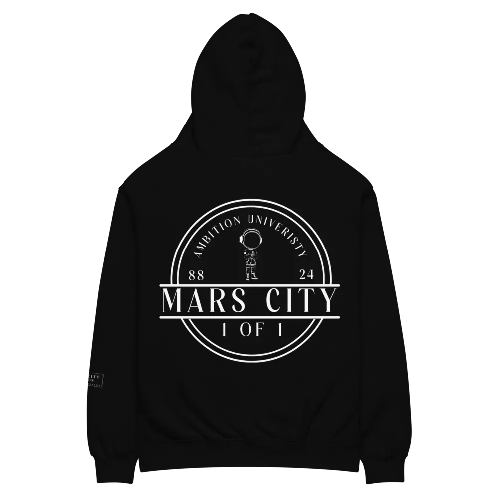 WHITE ASTRONAUT "PHONE HOME" FRONT & AMBITION UNIVERISTY CIRCLE LOGO BACK product image (6)