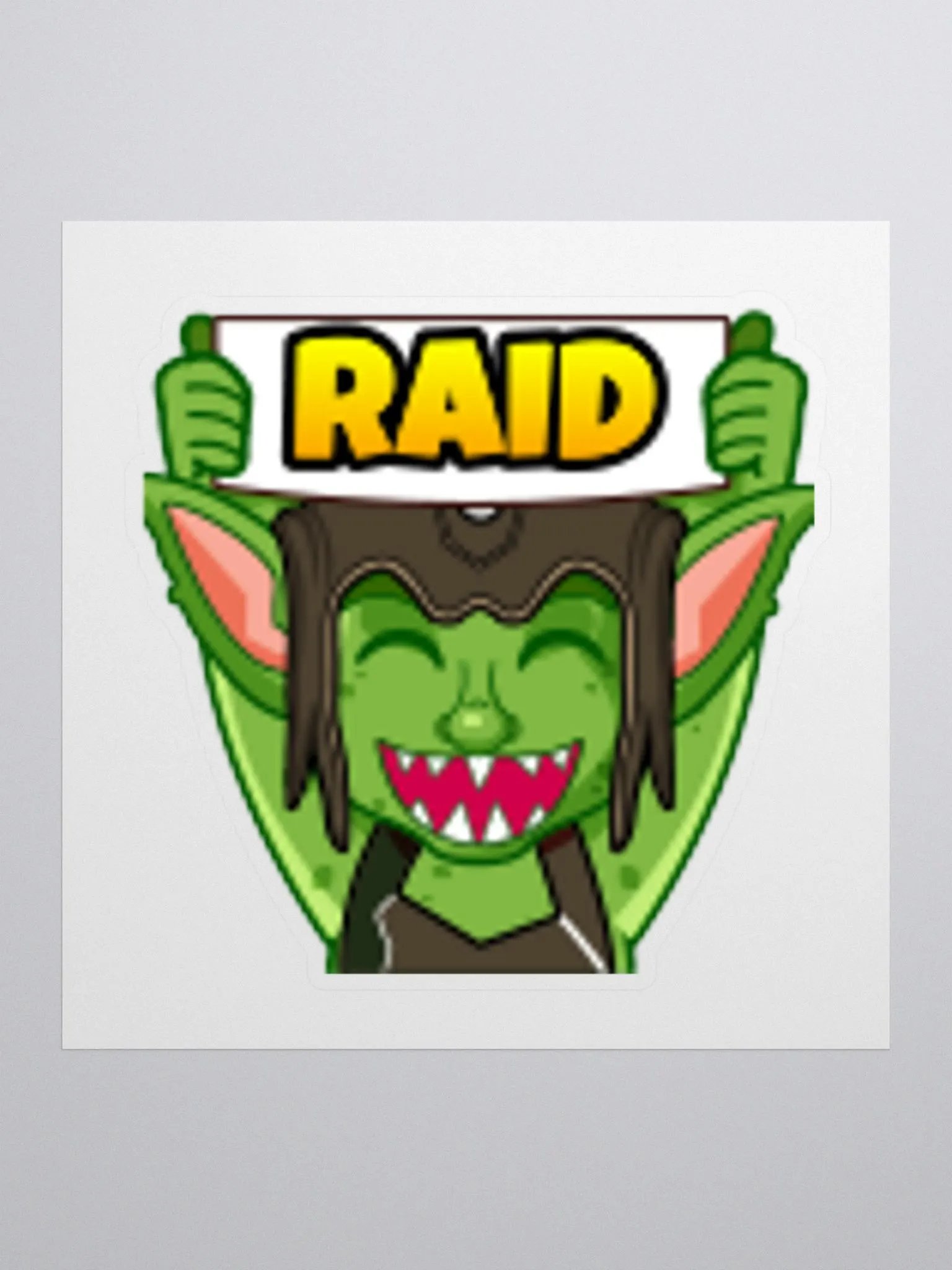 Raid Kiss Cut Sticker product image (1)
