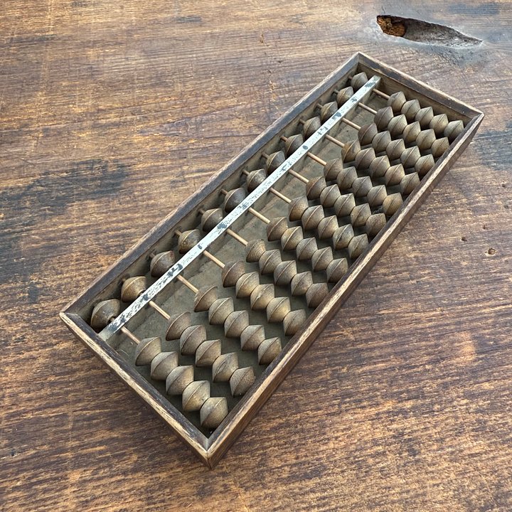 🎎 Antique Japanese Soroban Abacus (Small Merchant’s Model) – Early Showa or Earlier – Japan Antique Roadshow product image (1)