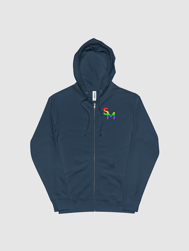 SM logo zip up hoodie product image (2)