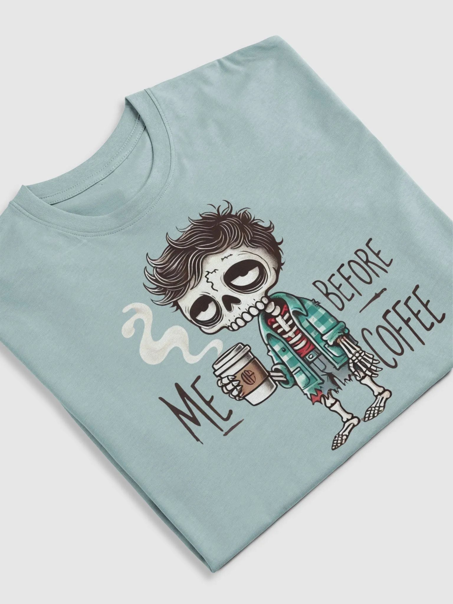 Me Before Coffee - Zombie Dude T-Shirt product image (29)