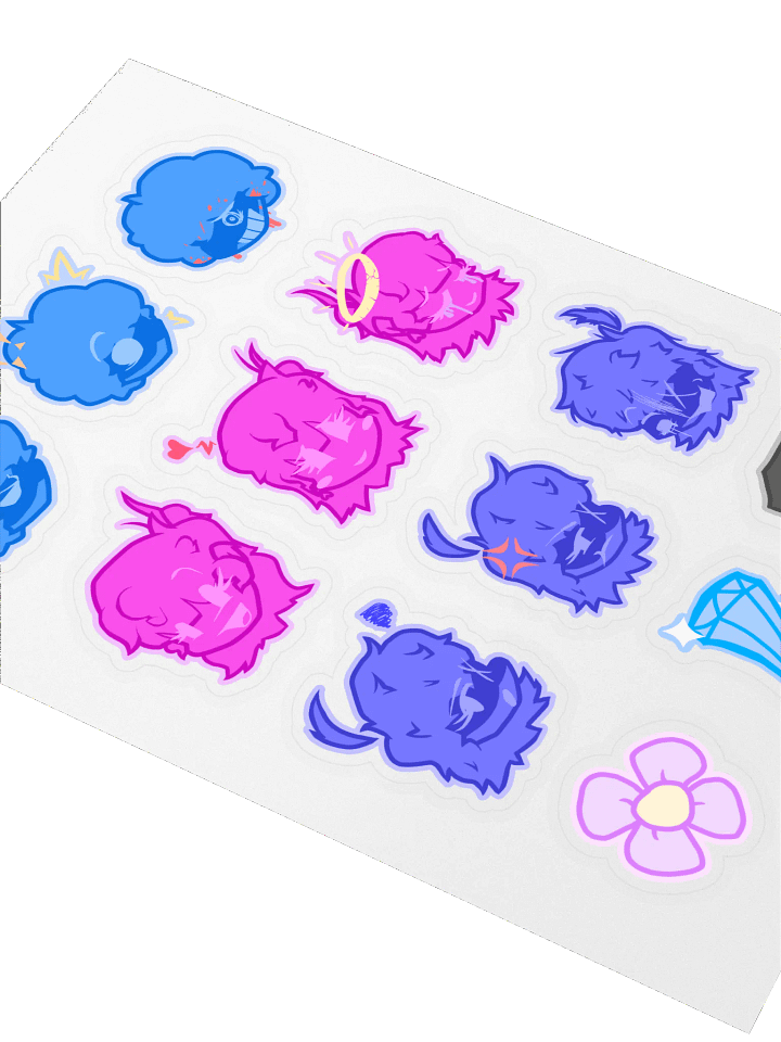 The Trio Sticker Set product image (2)