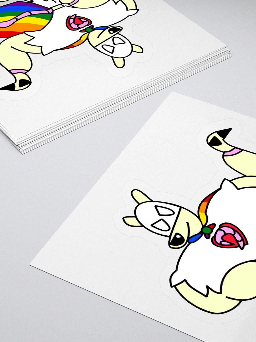 Superhomo! Vermili Gay White Variant Sticker! product image (4)