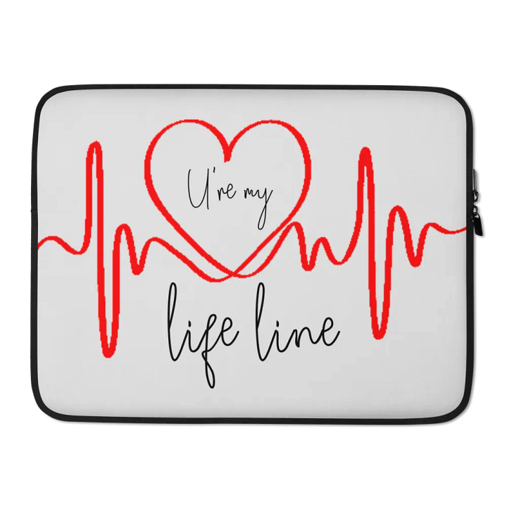 Heartbeat Laptop Sleeve product image (2)