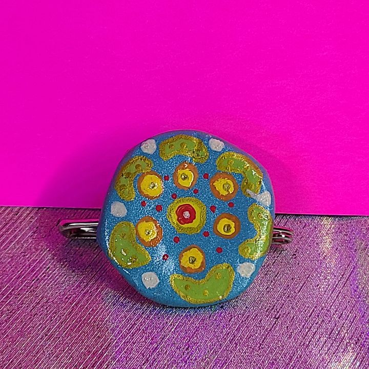 Mandala Bottle Cap Pin product image (1)