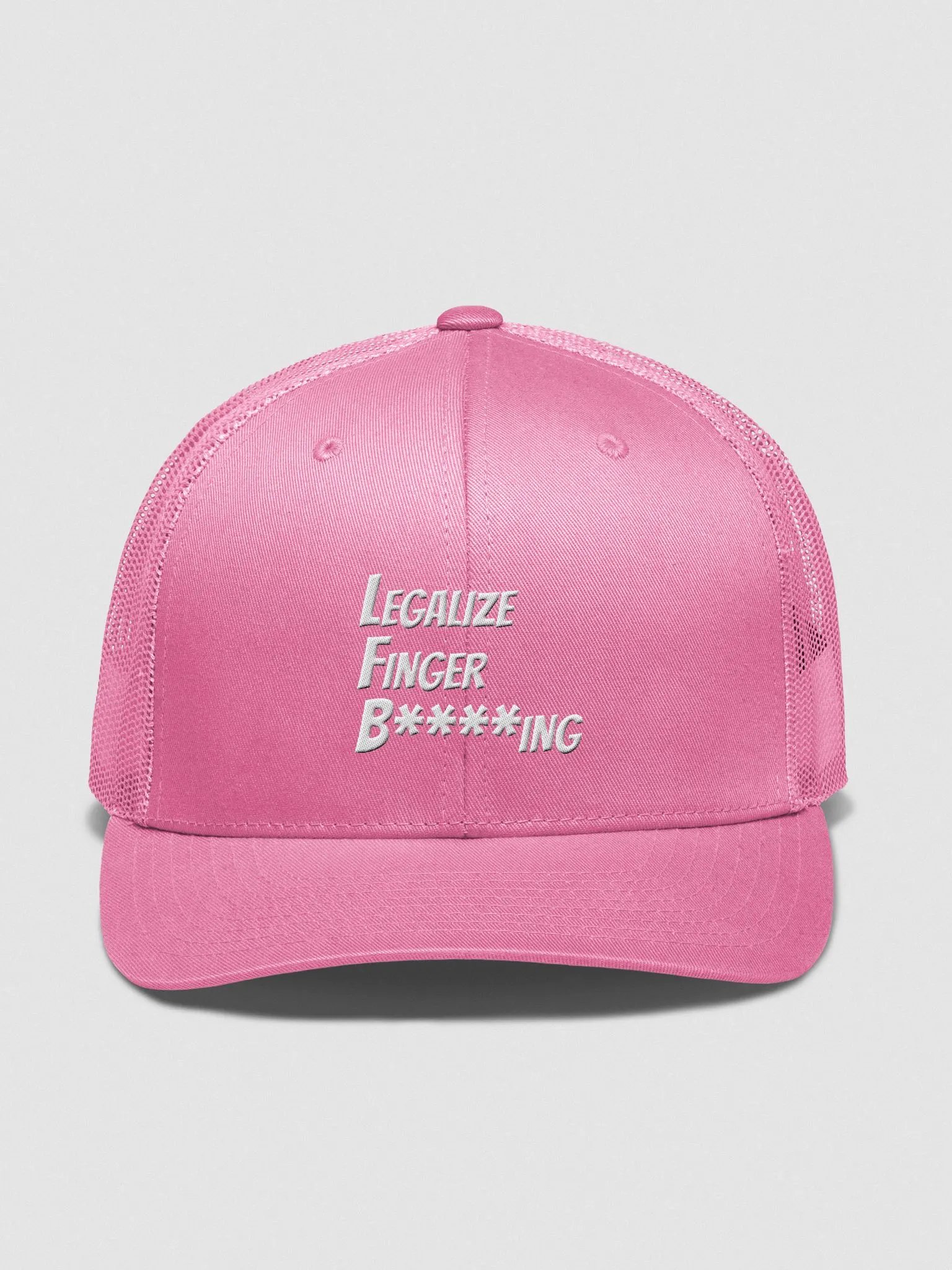 Legalize Finger B****ing Retro Trucker Hat product image (13)