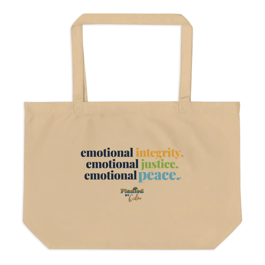 Official Planted By Calm | Calm Keepers Organic Cotton Tote product image (3)