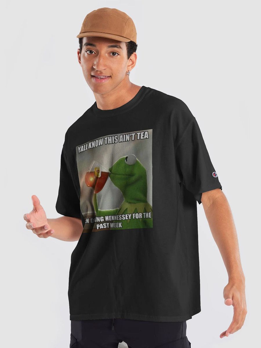 Kermit the Frog Drinking Tea Hennessey T-Shirt product image (8)