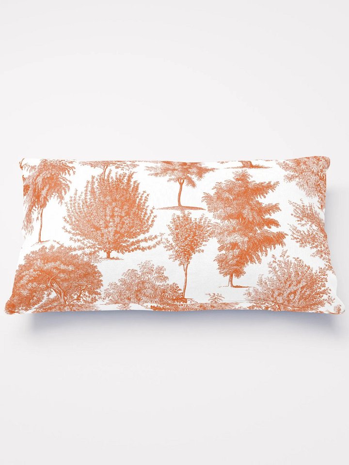 Cinnamon Woodland Trees Throw Pillow product image (2)