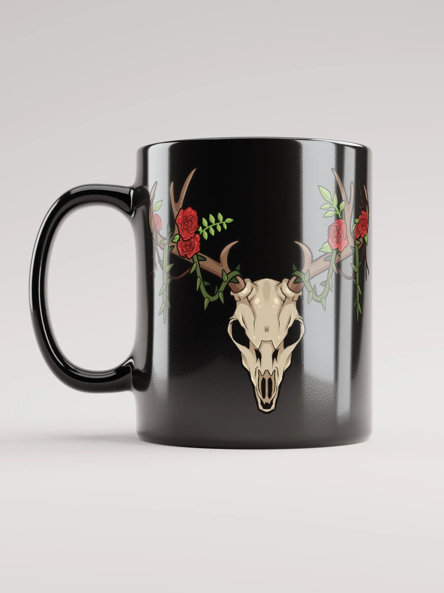 Black Deer Skull Mug product image (1)