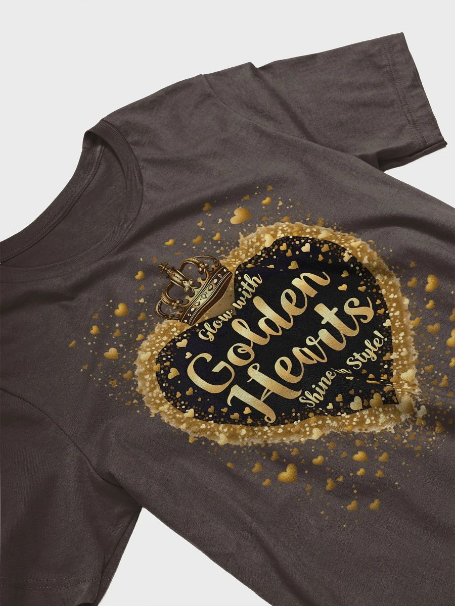 Black History Month Golden Hearts Shine in Style T-Shirt product image (19)
