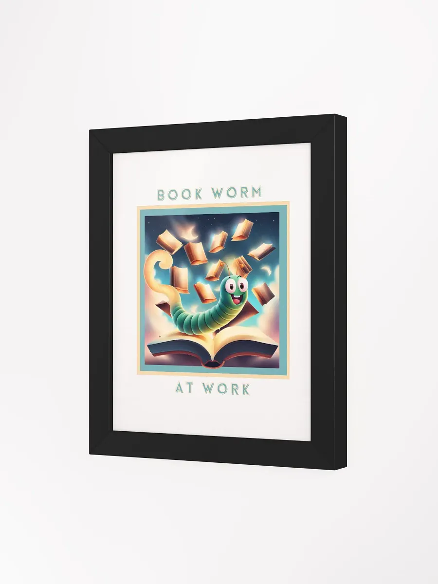 Bookworm at Work Framed Poster product image (99)