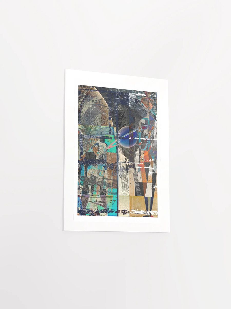 'Study in Motion' by Edward Martin: Mixed Media Collage Print product image (4)