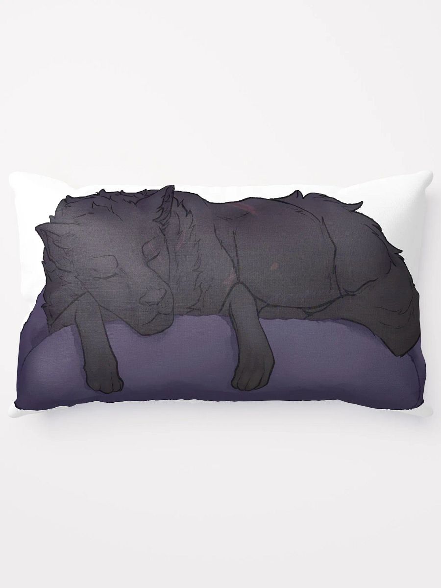 "The Slumbering Wolf" Decorative Cozy Pillow product image (5)