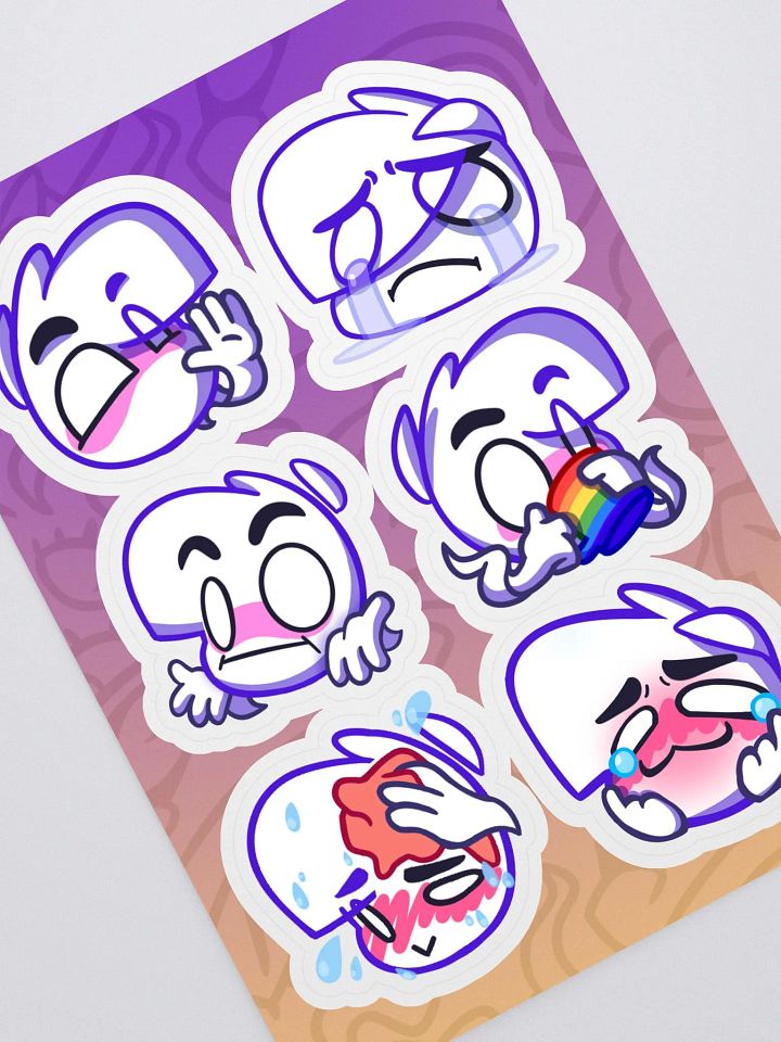 Invisoguy Emote Sticker Sheet #1 product image (1)