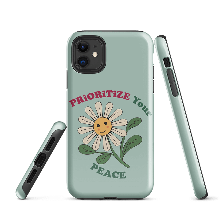 Prioritize Your Peace iPhone® Tough Case product image (1)