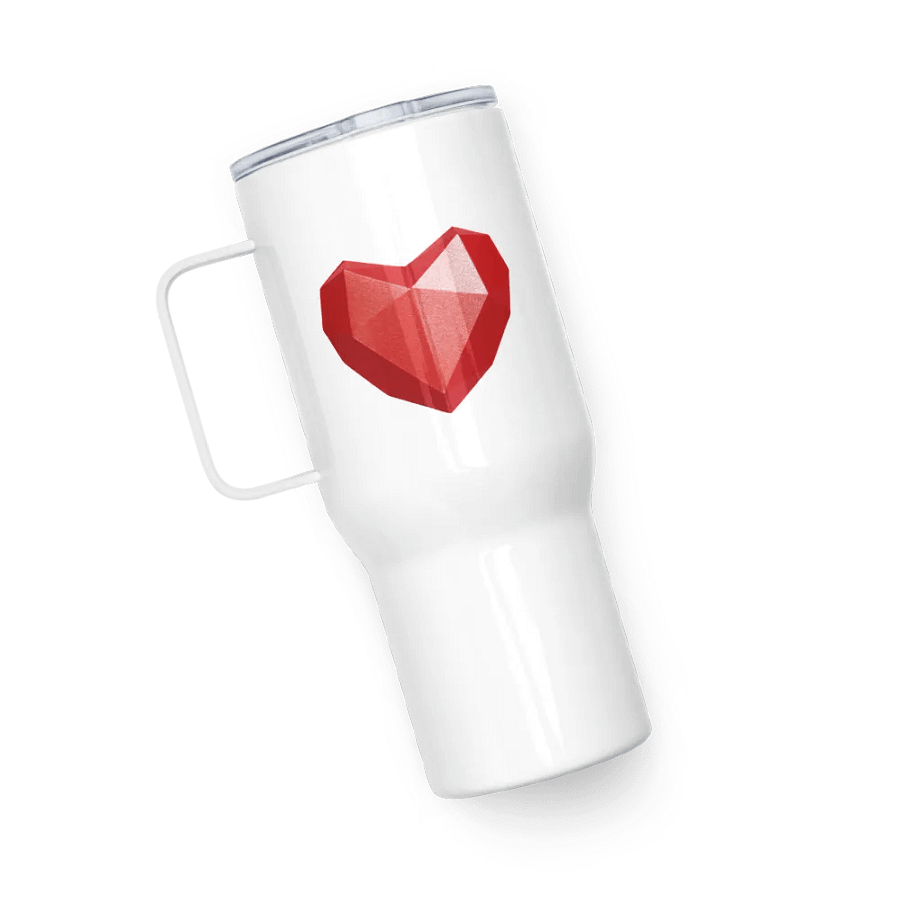 Gemstone Heart Travel Mug with Handle product image (5)
