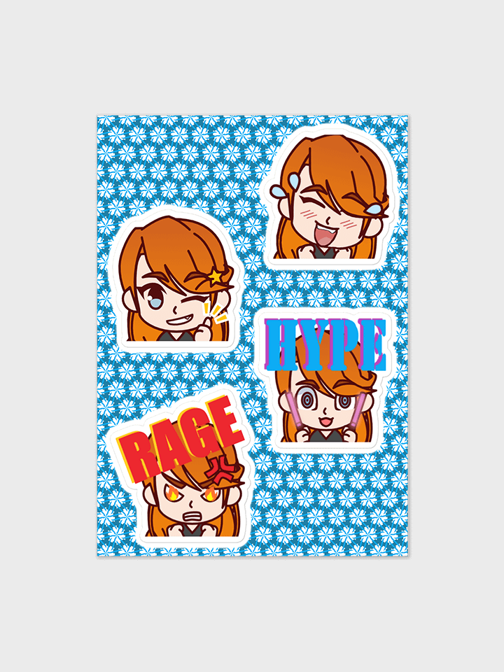 Emote Sticker sheet 1 product image (1)