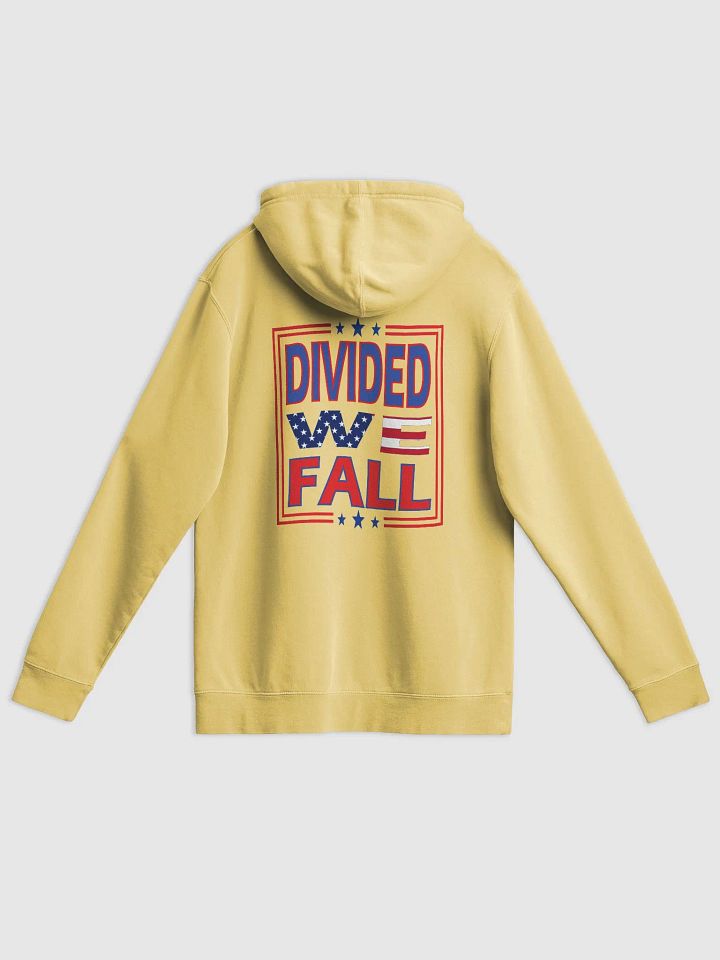 Divided We Fall - USA - Independent Trading Co. Pigment Dyed Hoodie (BACK) product image (1)