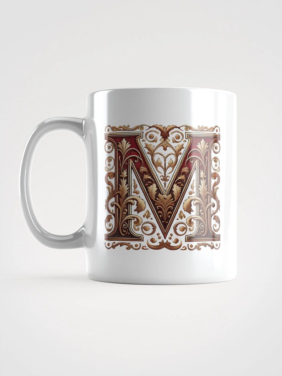 Vintage Floral Monogram Mug product image (18)