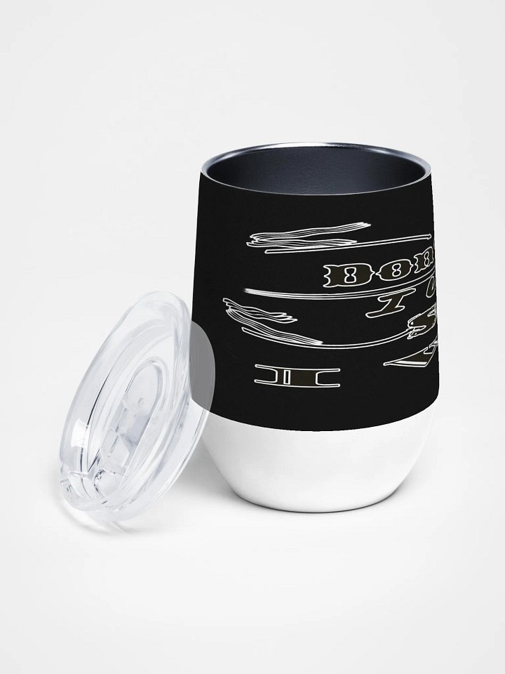 Don't Say I Wish Say I Will - Black - Wine Tumbler product image (2)