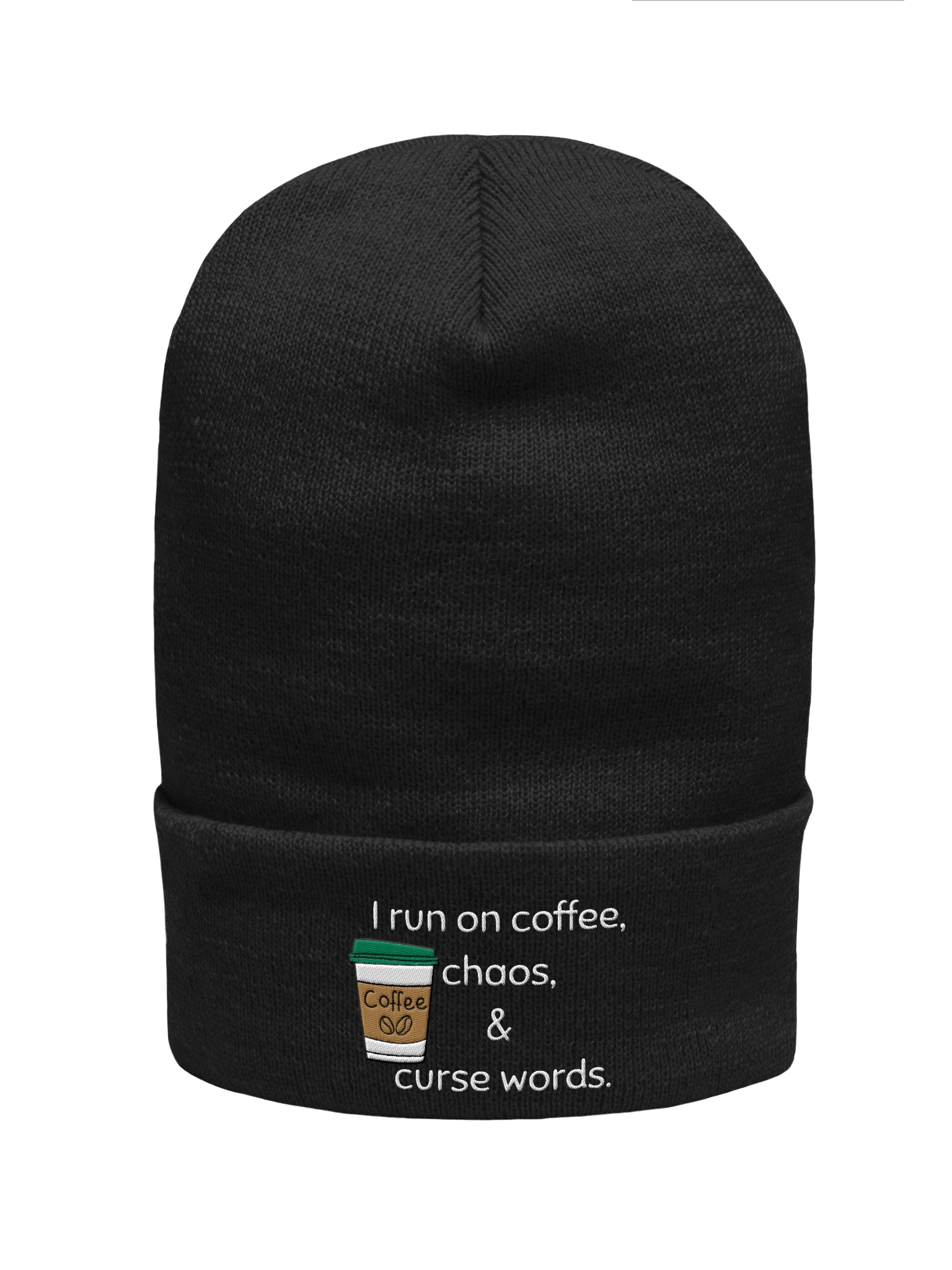 Dark Chaos Coffee Beanie product image (1)