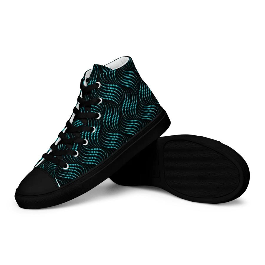 Light blue wavy men’s shoes product image (12)