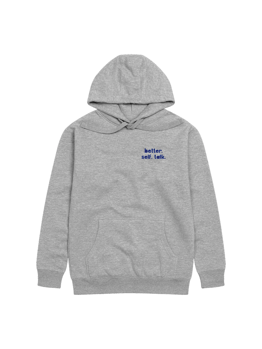 Better. Self. Talk. Hoodie (Navy & Red) product image (1)