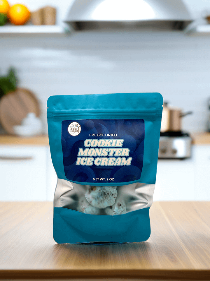 Cookie Monster Freeze Dried Ice Cream 🍪 (2oz) product image (1)
