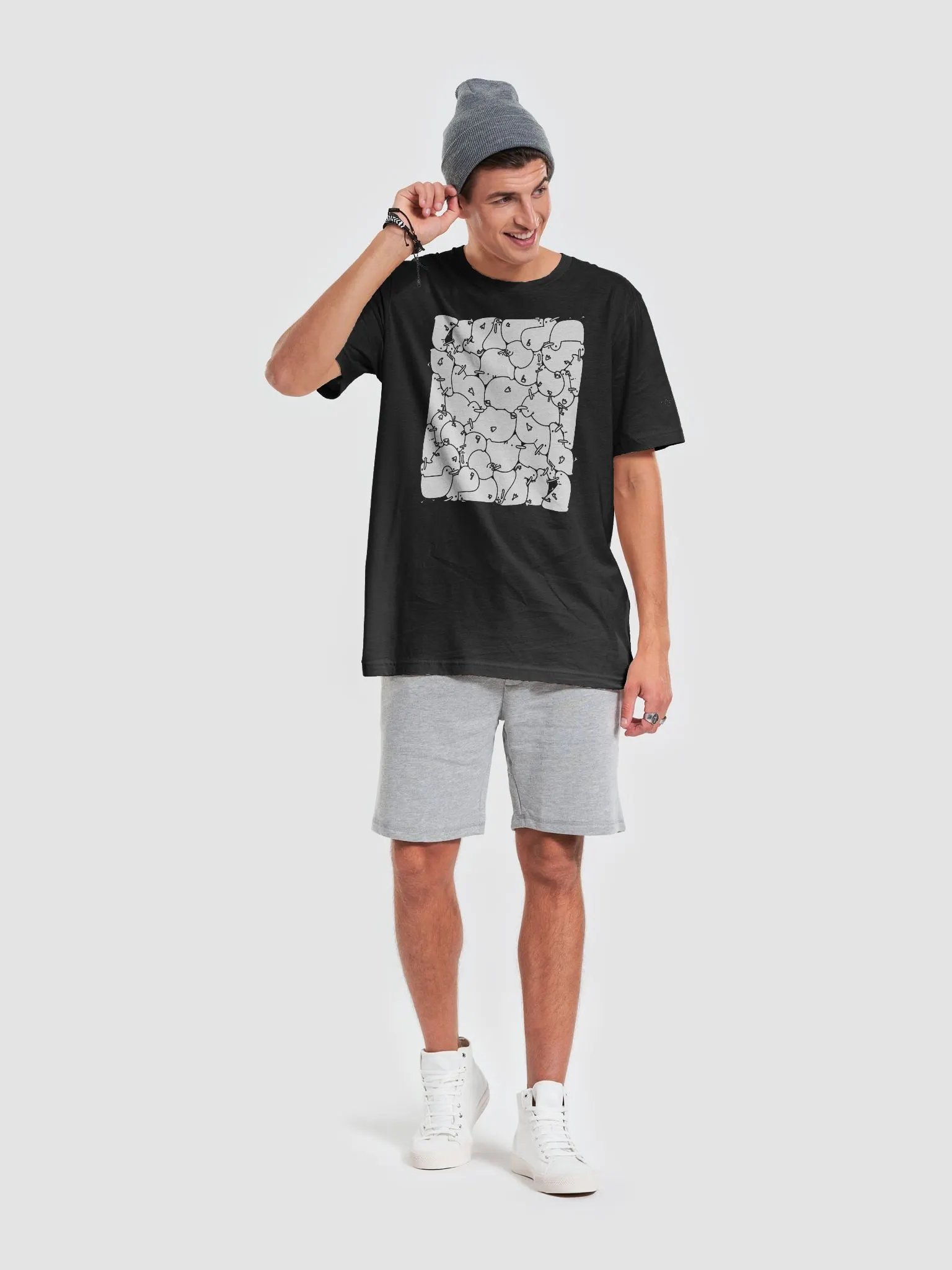 White Berd T-Shirt product image (54)