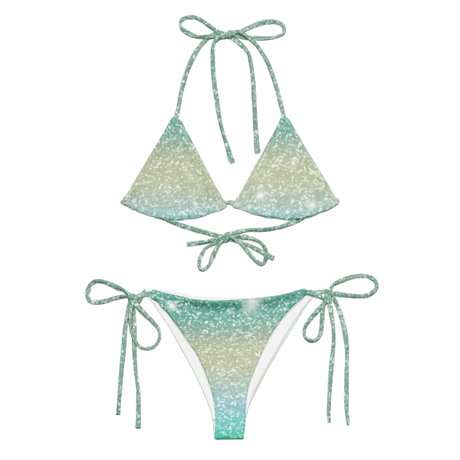 Glitter Unicorn Texture Design String Bikini (2) product image (3)