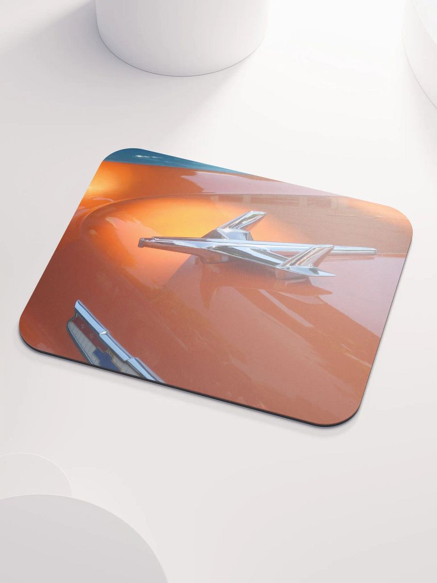 Orange Pop Vintage Car Mouse Pad product image (3)