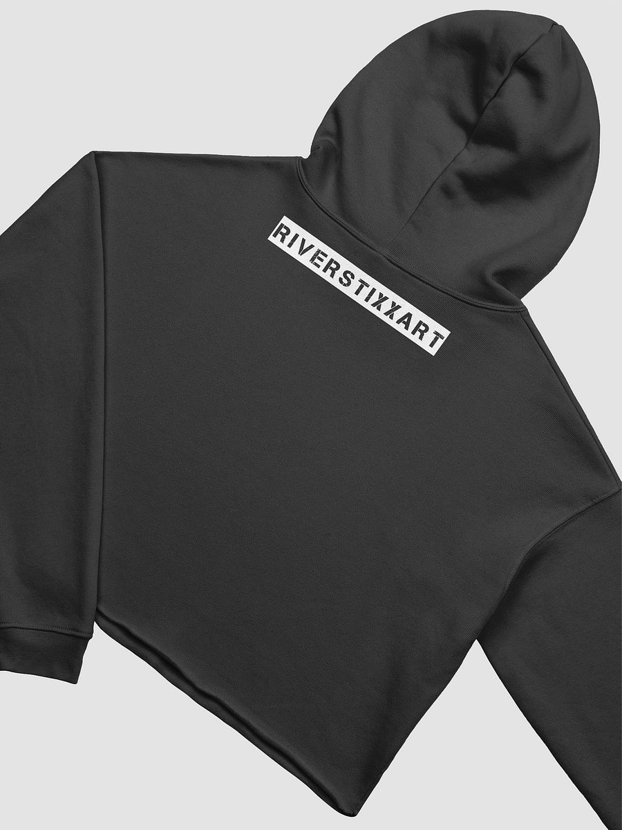 Skull Cat Cropped Hoodie (Front Design) product image (4)