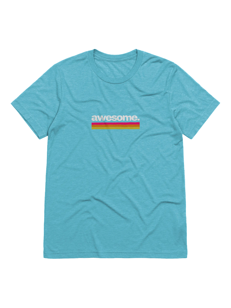Sunset Awesome Stripes Tri-Blend Tee product image (6)