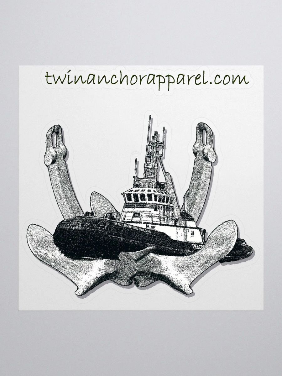 Twin Anchor Marco tug Kiss Cut Stickers product image (1)