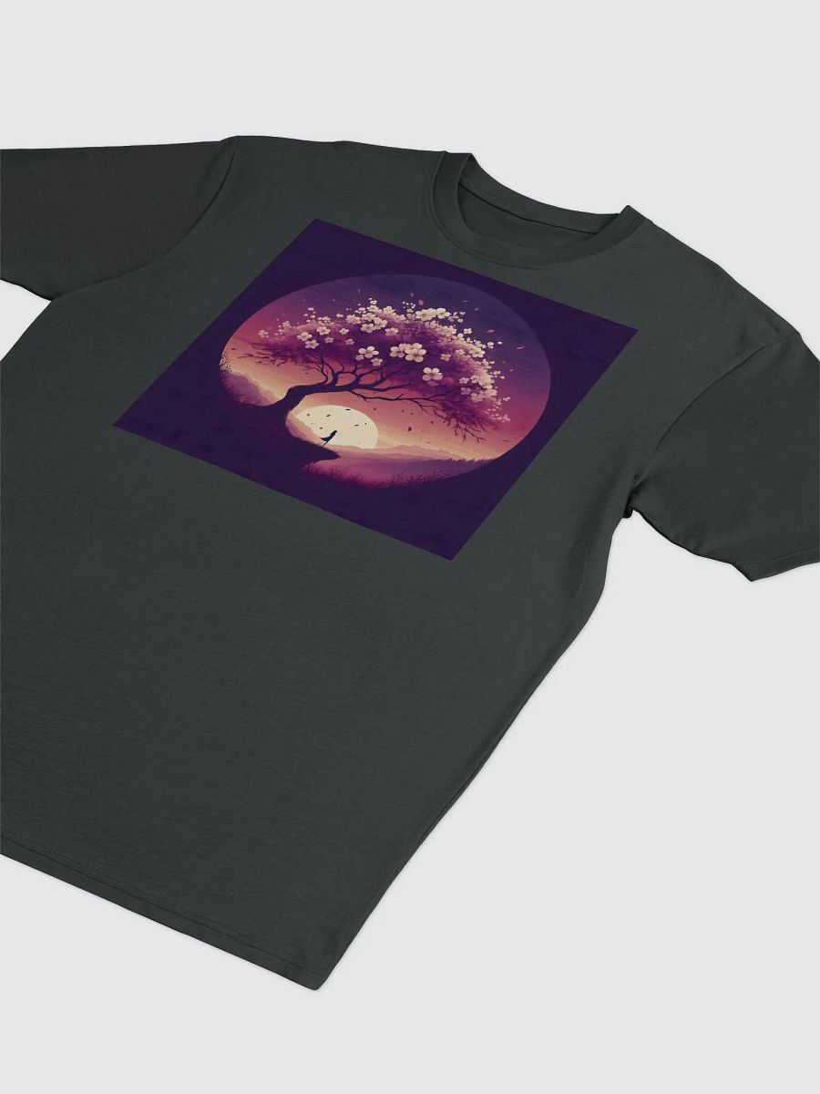 Silhouette Under a Blooming Tree Premium Heavyweight Tee product image (3)
