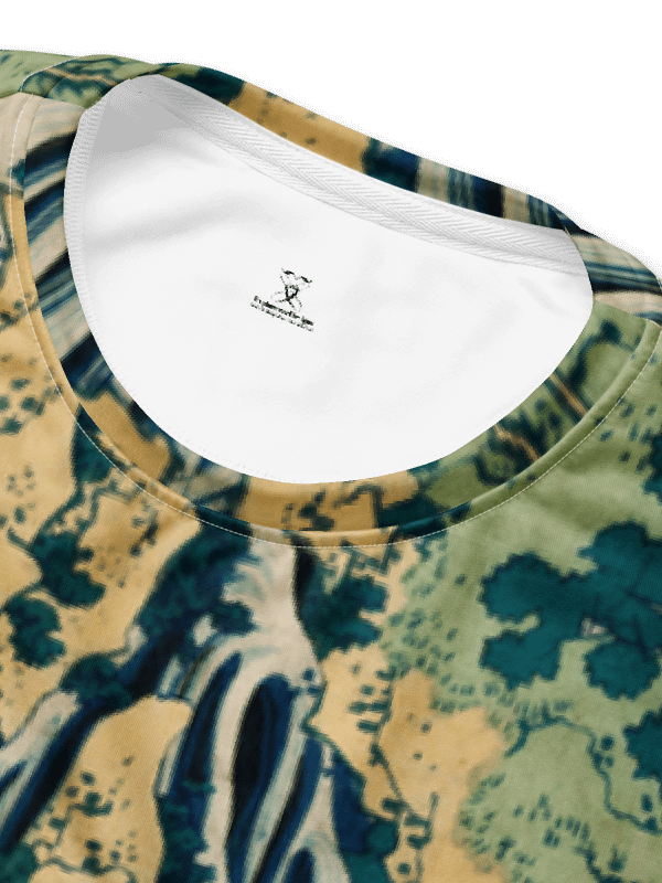 Kirifuri Falls at Mount Kurokami All-Over Print Recycled Unisex Sweatshirt product image (11)