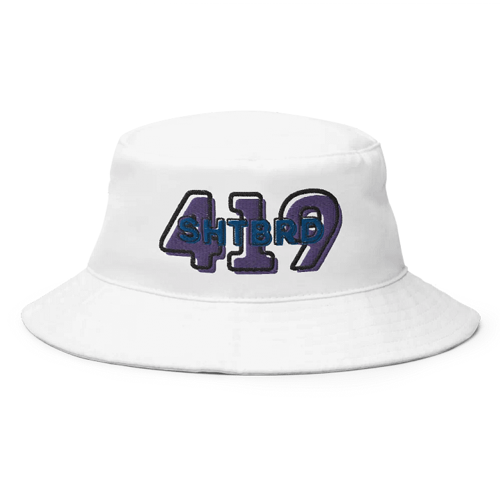 ShtBrd419 White Bucket Hat product image (1)