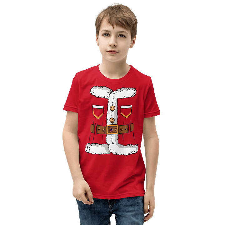 Santa Halloween Costume Funny Christmas T-Shirt For Kids product image (13)