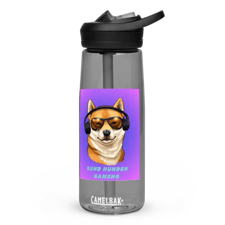 Cool Canine Gamer Water Bottle product image (1)