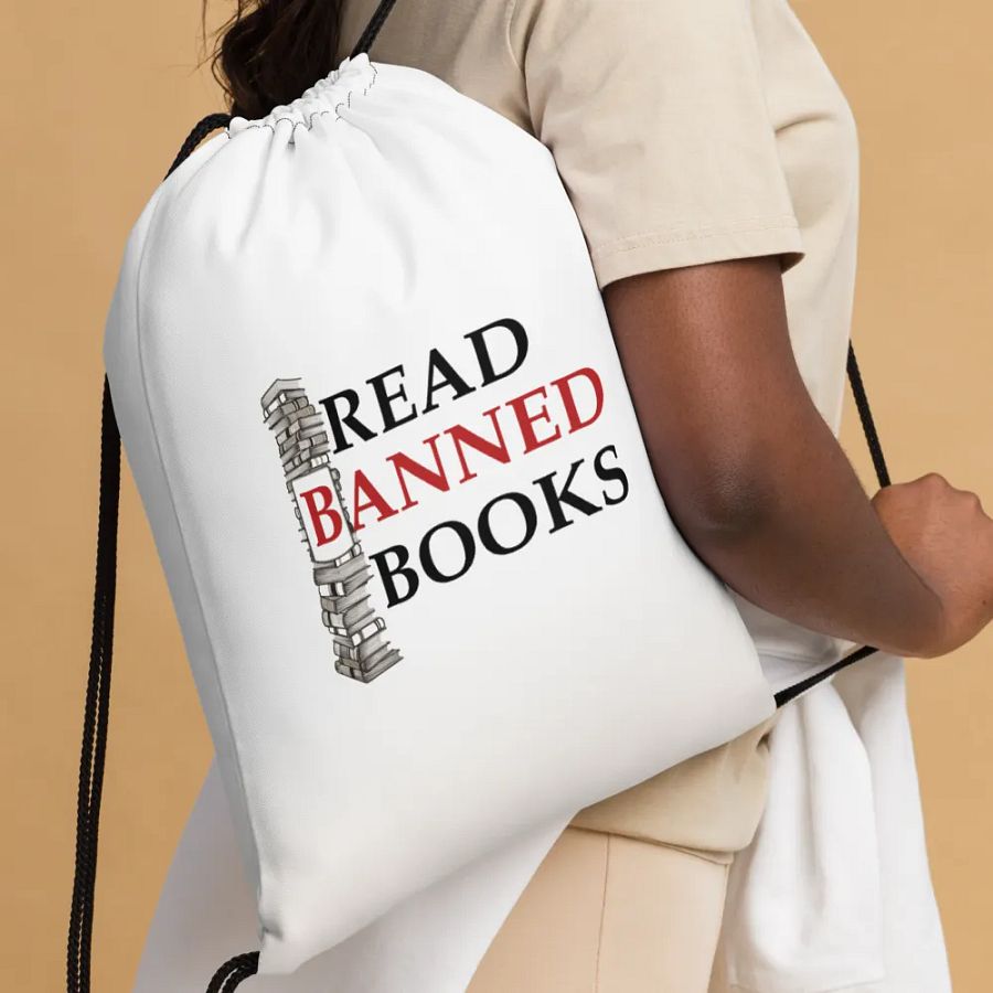 Read Banned Books Drawstring Bag product image (4)