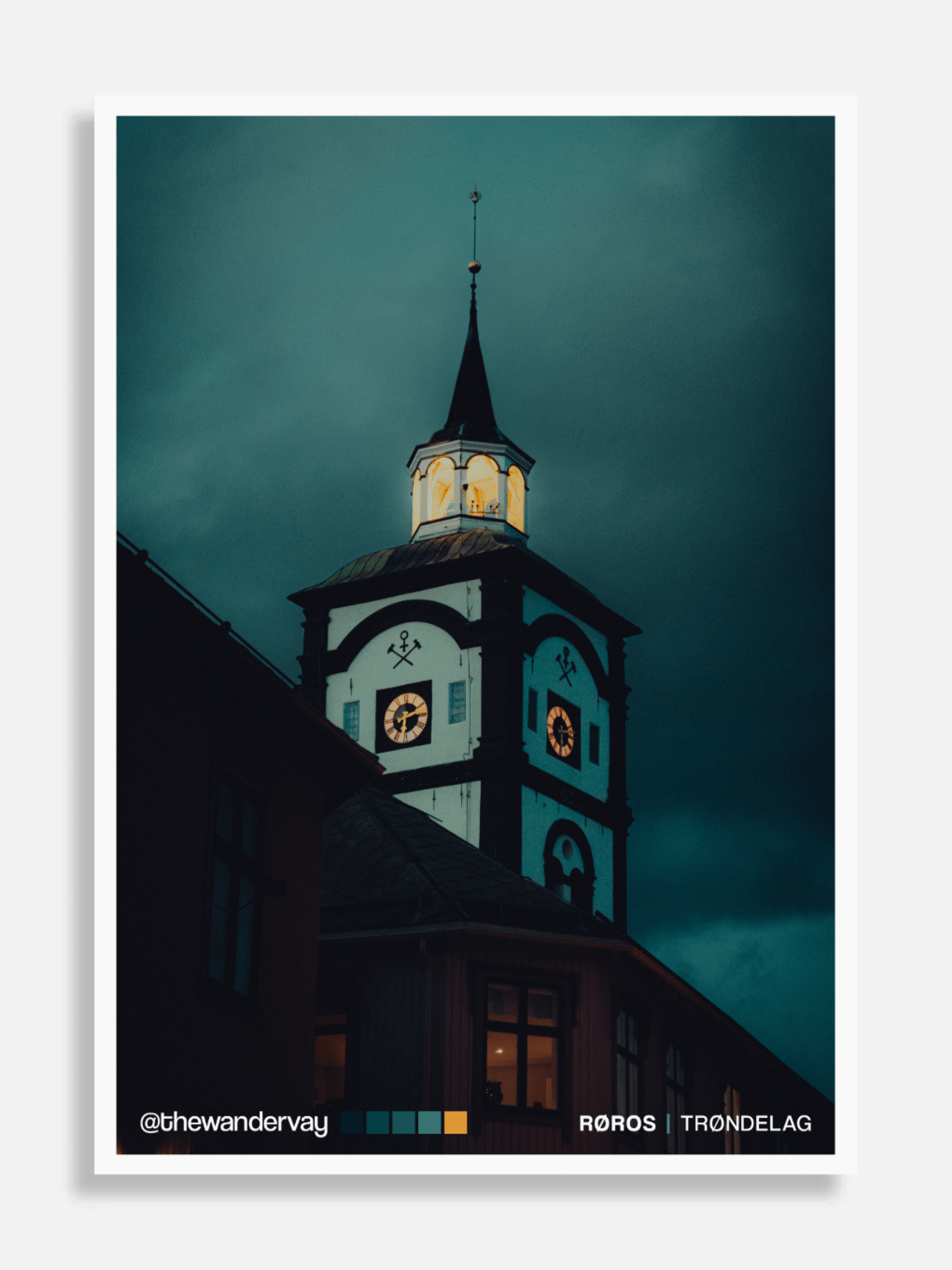 Røros | Bergstadens Ziir (Poster) product image (1)