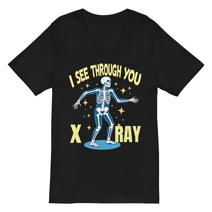 X-Ray Vision Skeleton V-Neck Tee product image (2)