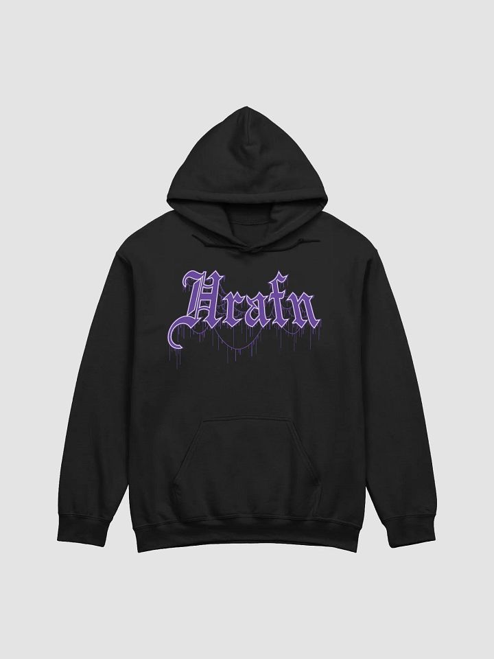 Hrafn Gothic Purple Logo Hoodie product image (1)